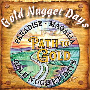 A parade plus pioneer reenactments on this magazine cover