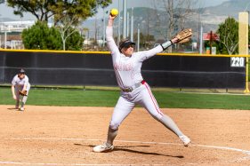 The Chico State and Cal State Monterey Bay softball teams squeezed in a doubleheader with storm conditions in site across California, and the Wildcats and Otters split the two games. The Otters won game one 1-0, and the Wildcats bounced back to win game two 2-0.