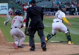 A's become the first team in 29 years with at least 13 fielding miscues in the first five games of the season.